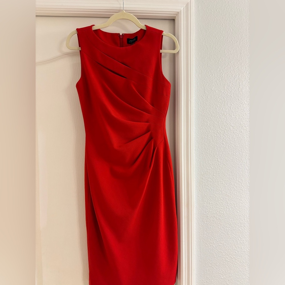 Burnt Orange Sleeveless Dress